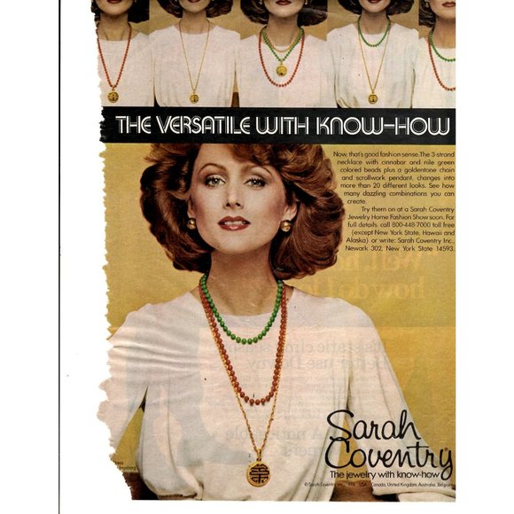 Sarah Coventry Other Sarah Coventry Jewelry 976 Advertising Print